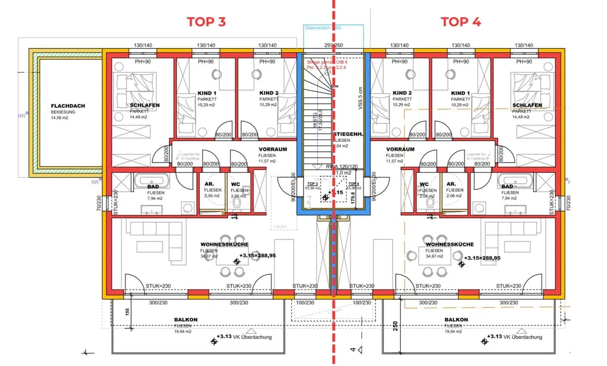 4-Zimmer-Wohnung kaufen in Linz Land – 93,36 m², € 459.000 – Bild 15 von 16