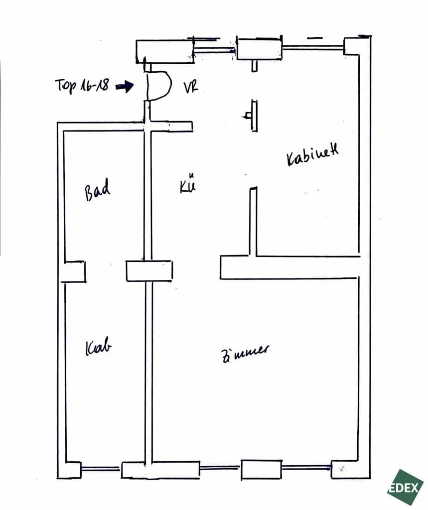 1-Zimmer-Wohnung kaufen in Wien – 49,26 m², € 149.000 – Bild 12 von 12