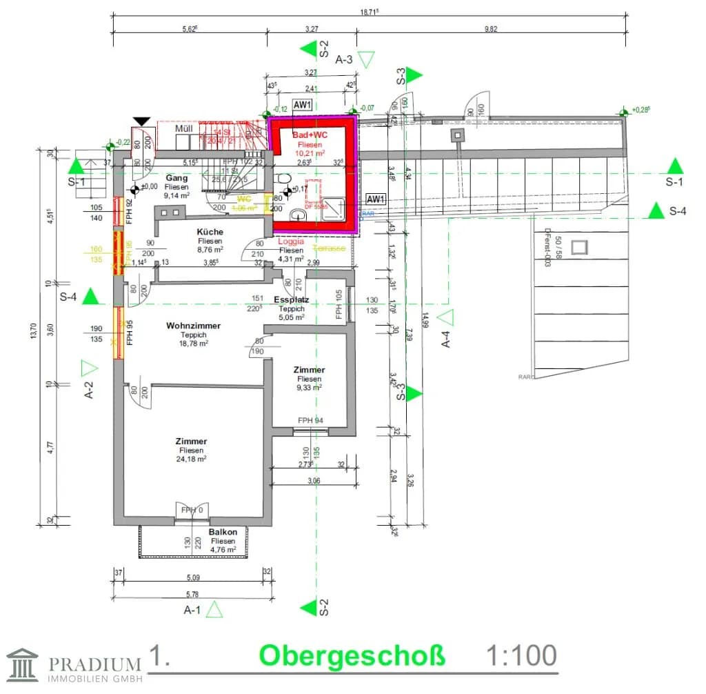 7-Zimmer-Haus kaufen in Baden – 183,13 m², € 349.000 – Bild 20 von 22