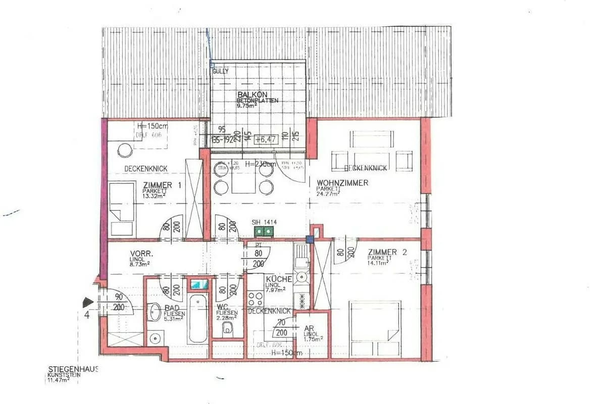 3-Zimmer-Wohnung mieten in Vöcklabruck – 77,74 m², € 999 – Bild 15 von 15