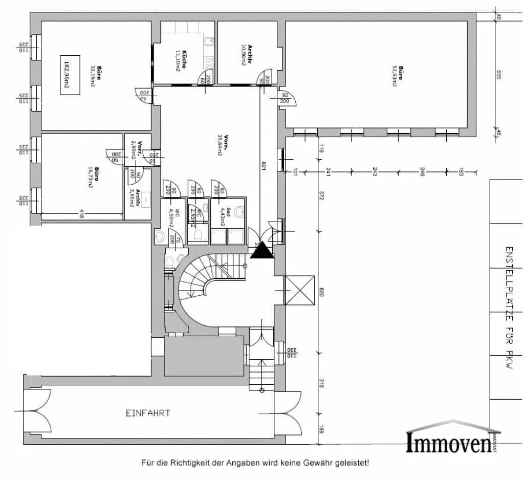 3-Zimmer-Gewerbeimmobilie mieten in Wien – 183 m², € 2.488 – Bild 12 von 12