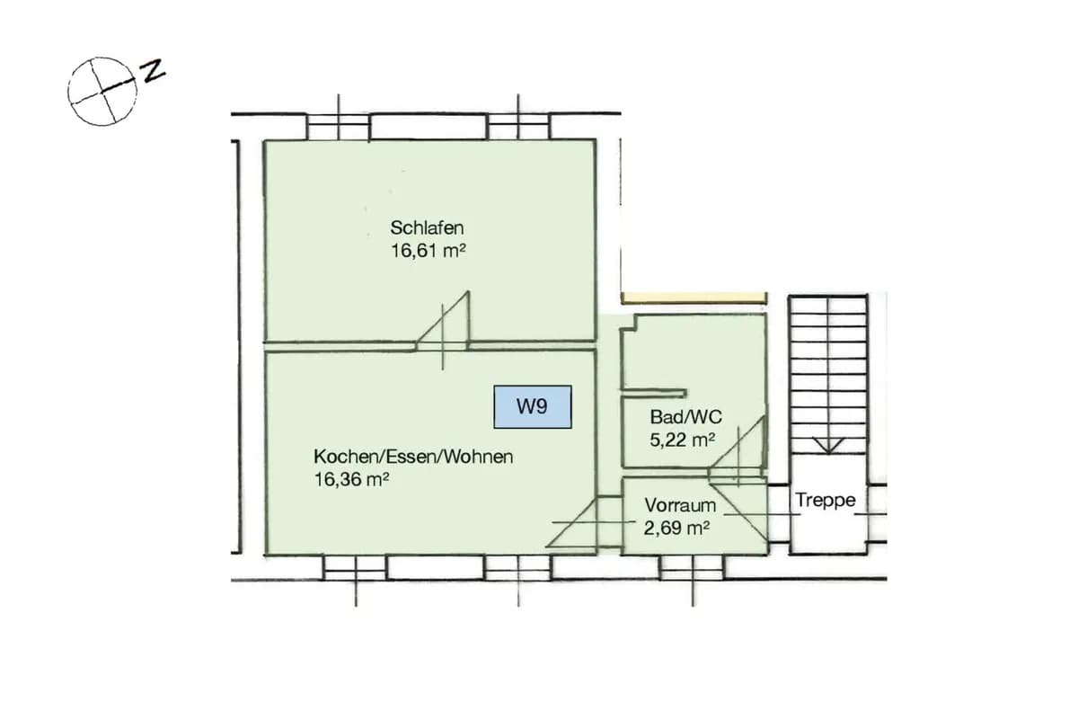 2-Zimmer-Wohnung kaufen in Vöcklabruck – 40,88 m², € 125.000 – Bild 11 von 12