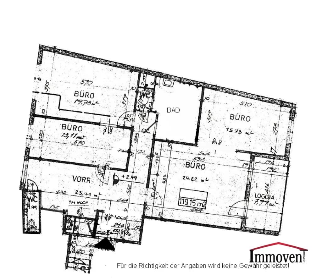 4-Zimmer-Gewerbeimmobilie mieten in Wien – 119 m², € 1.532 – Bild 10 von 10