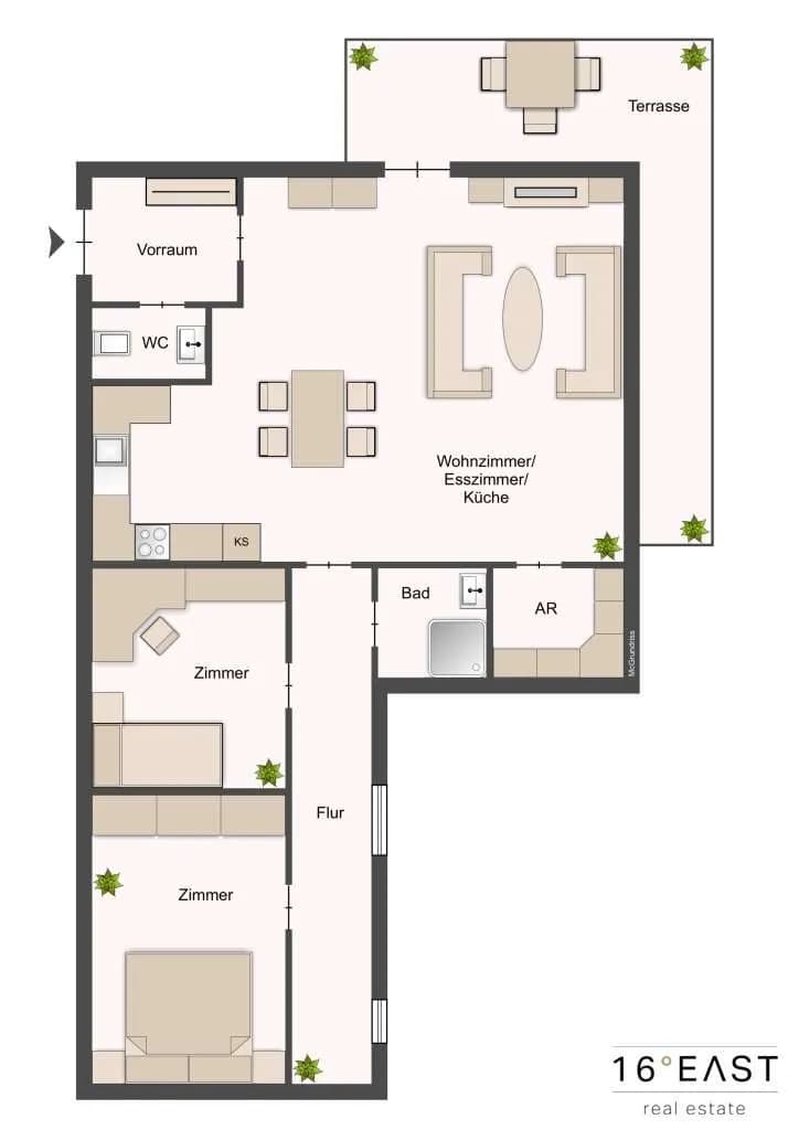 3-Zimmer-Wohnung kaufen in Wien – 80 m², € 440.000 – Bild 5 von 6