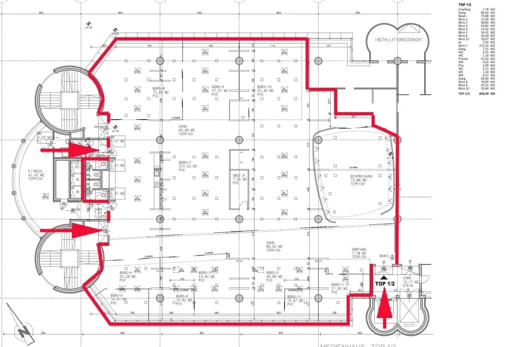 Immobilie mieten in Wien – 859 m², € 24.911 – Bild 8 von 8