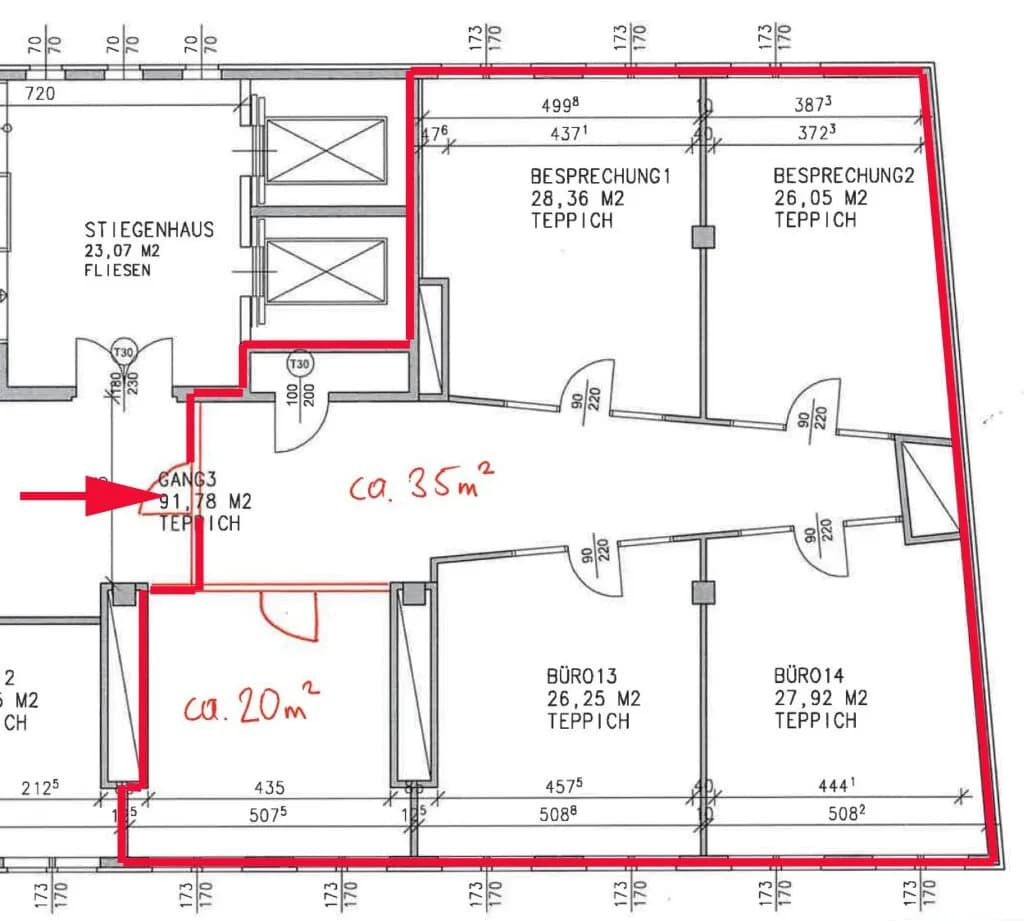 Gewerbeimmobilie mieten in Wien – 806 m², € 23.350 – Bild 19 von 19