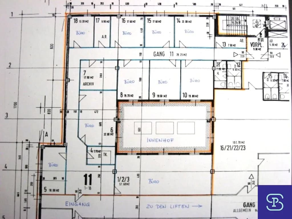 10-Zimmer-Gewerbeimmobilie mieten in Wien – 366 m², € 3.064 – Bild 7 von 7