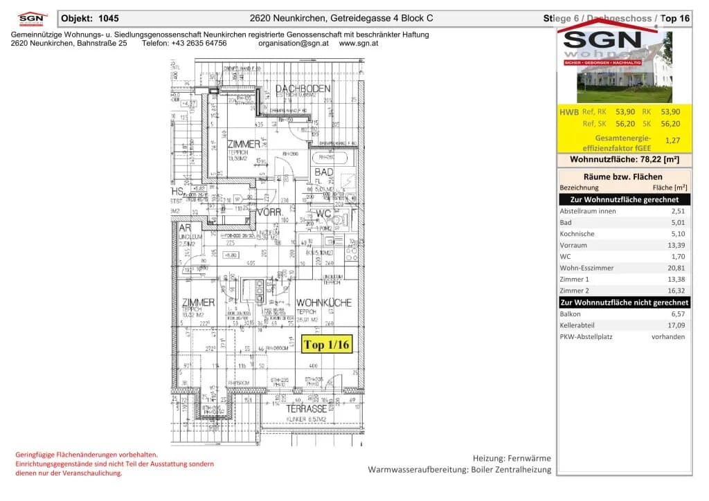 2-Zimmer-Wohnung mieten in Neunkirchen – 78,22 m², € 750 – Bild 10 von 10