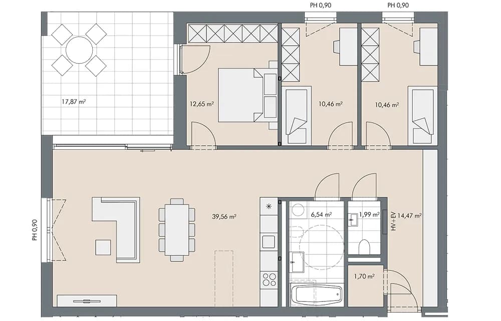 4-Zimmer-Wohnung kaufen in Kitzbühel – 97,83 m², € 831.300 – Bild 9 von 9