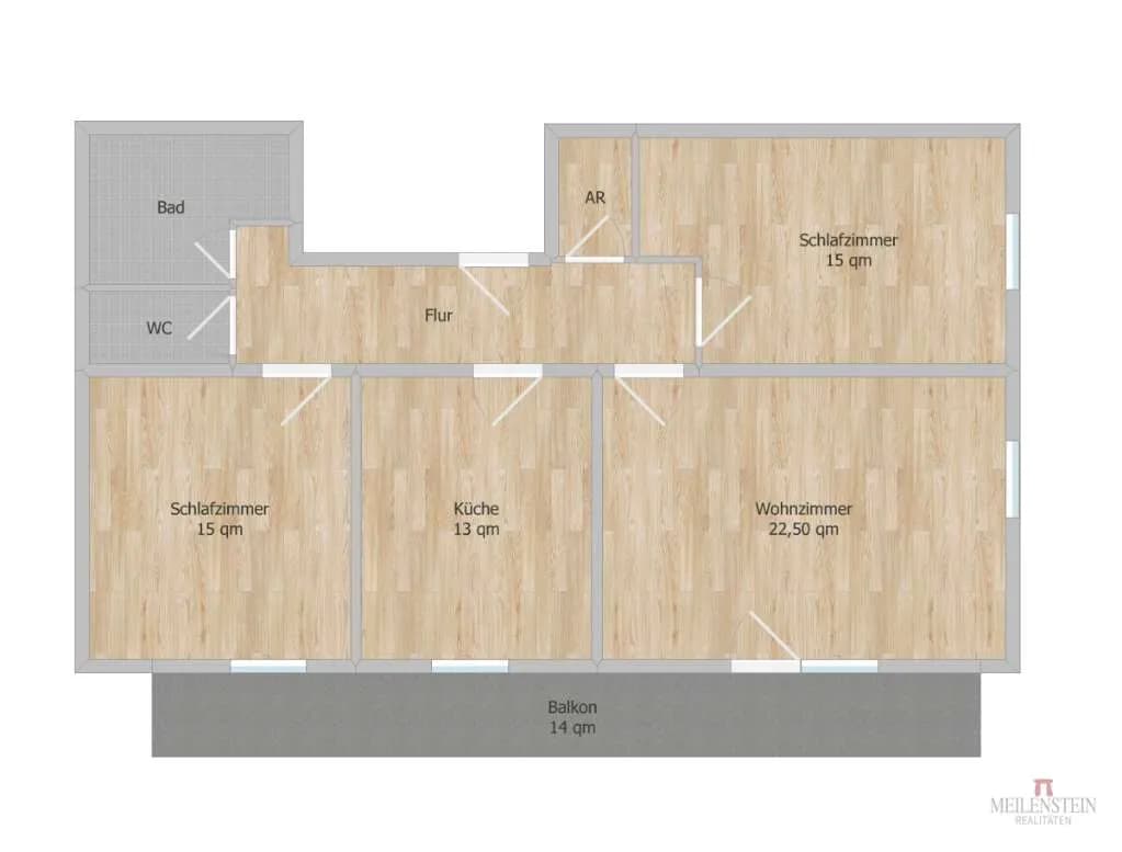 3-Zimmer-Wohnung kaufen in Kufstein – 88,56 m², € 502.980 – Bild 4 von 4