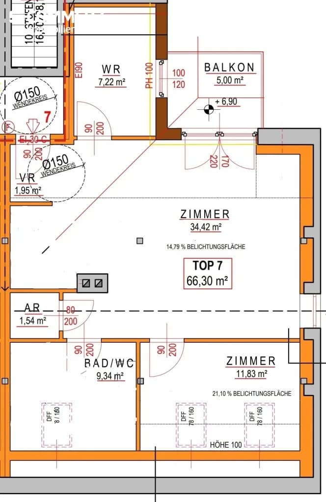 2-Zimmer-Wohnung kaufen in Neunkirchen – 66,3 m², € 169.000 – Bild 9 von 9