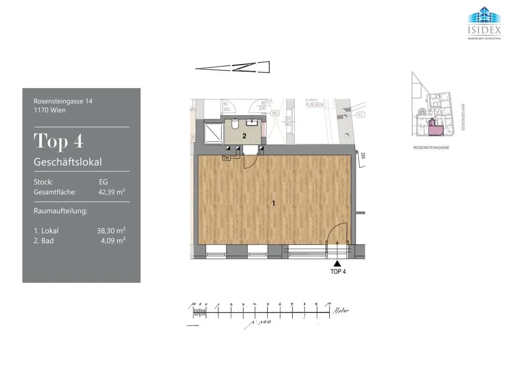 Gewerbeimmobilie kaufen in Wien – 42 m², € 119.000 – Bild 8 von 9