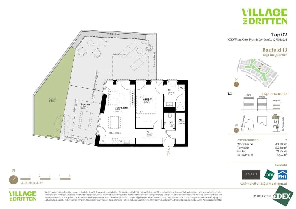 2-Zimmer-Wohnung kaufen in Wien – 48,29 m², € 404.000 – Bild 34 von 34
