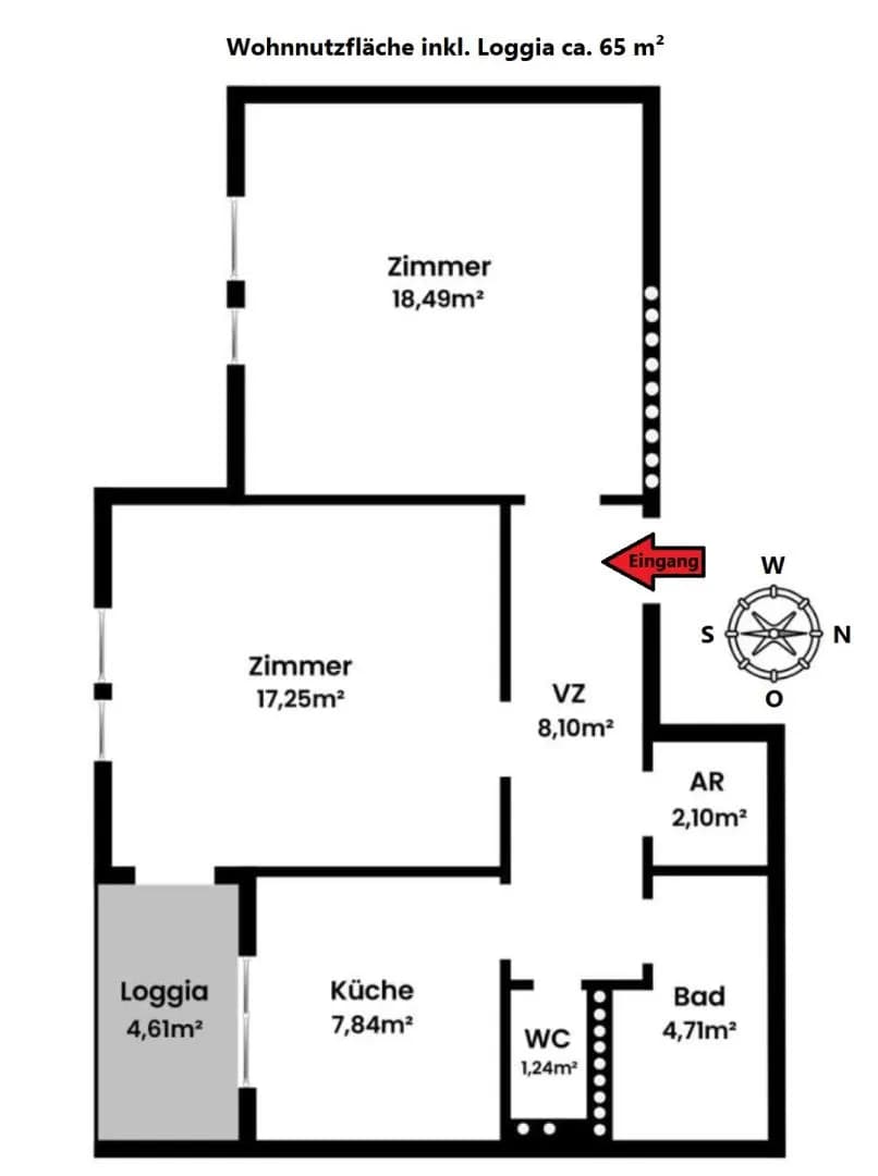 2-Zimmer-Wohnung kaufen in Wien – 65 m², € 380.000 – Bild 7 von 17
