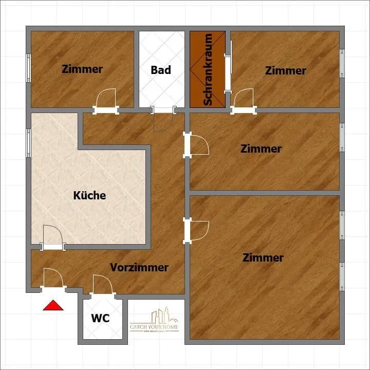 4-Zimmer-Wohnung kaufen in Wien – 84 m², € 295.000 – Bild 3 von 13