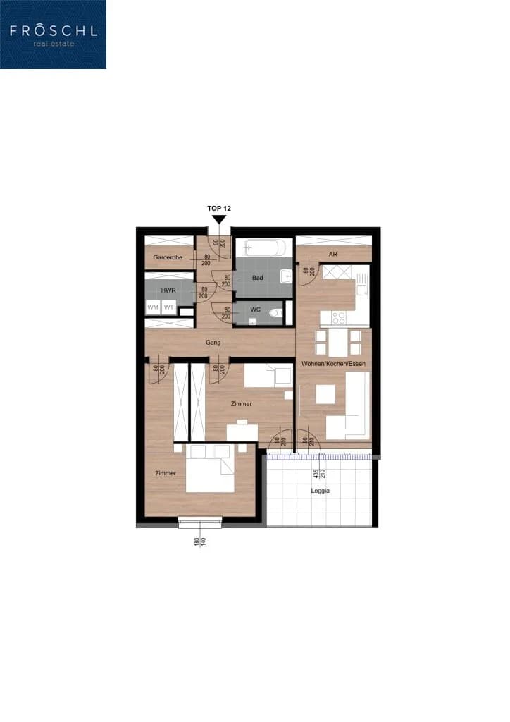 3-Zimmer-Wohnung mieten in Waidhofen an der Thaya – 101 m², € 1.375 – Bild 32 von 38