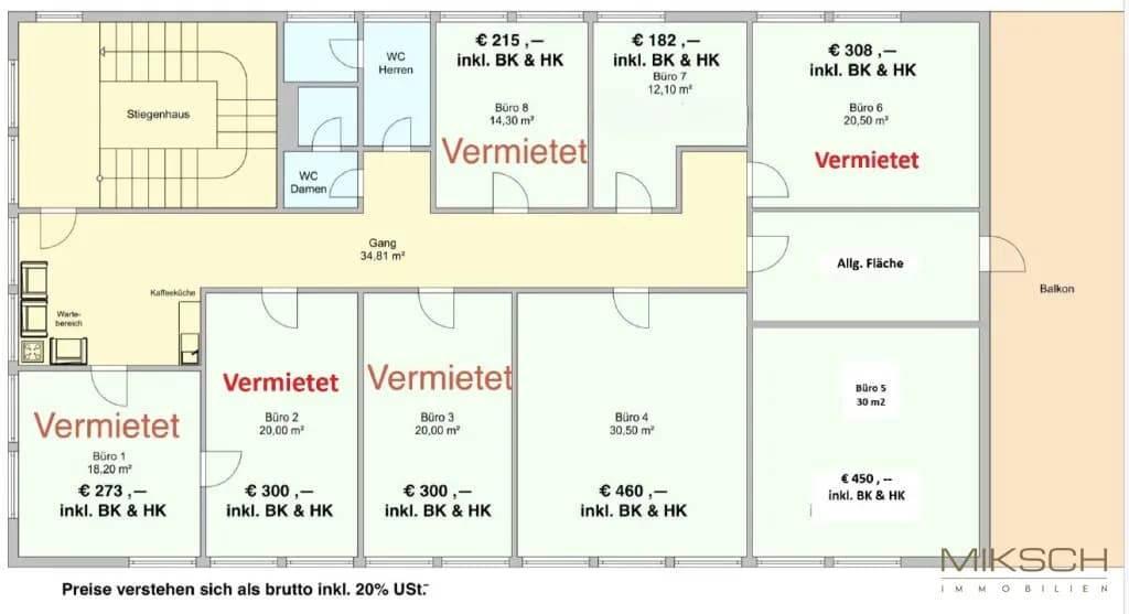 Gewerbeimmobilie mieten in Sankt Pölten – 12 m², € 460 – Bild 12 von 12