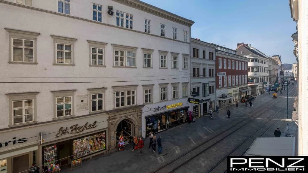 2-Zimmer-Gewerbeimmobilie mieten in Linz – 75 m², € 796