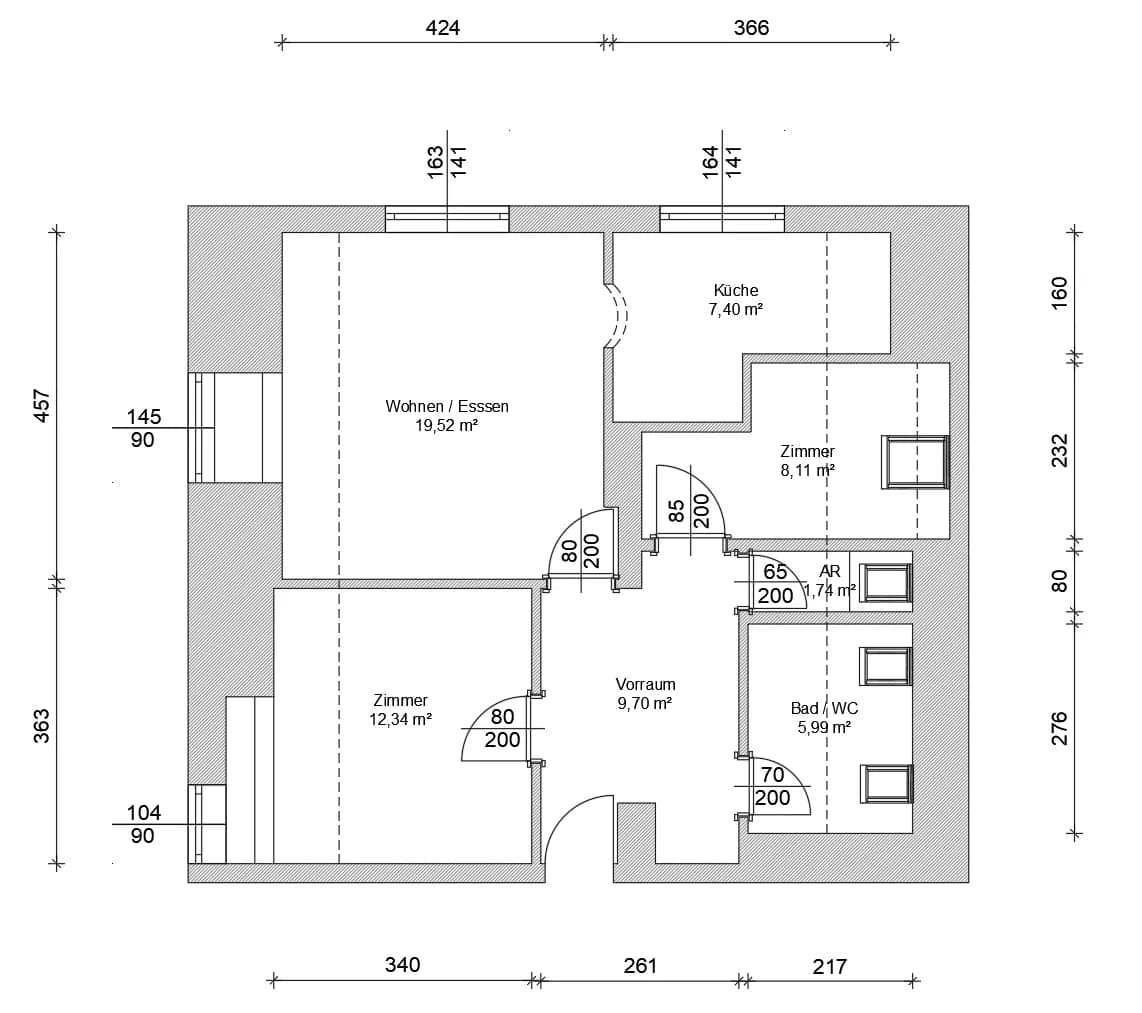 2-Zimmer-Wohnung mieten in Bruck-Mürzzuschlag – 65 m², € 715 – Bild 13 von 13