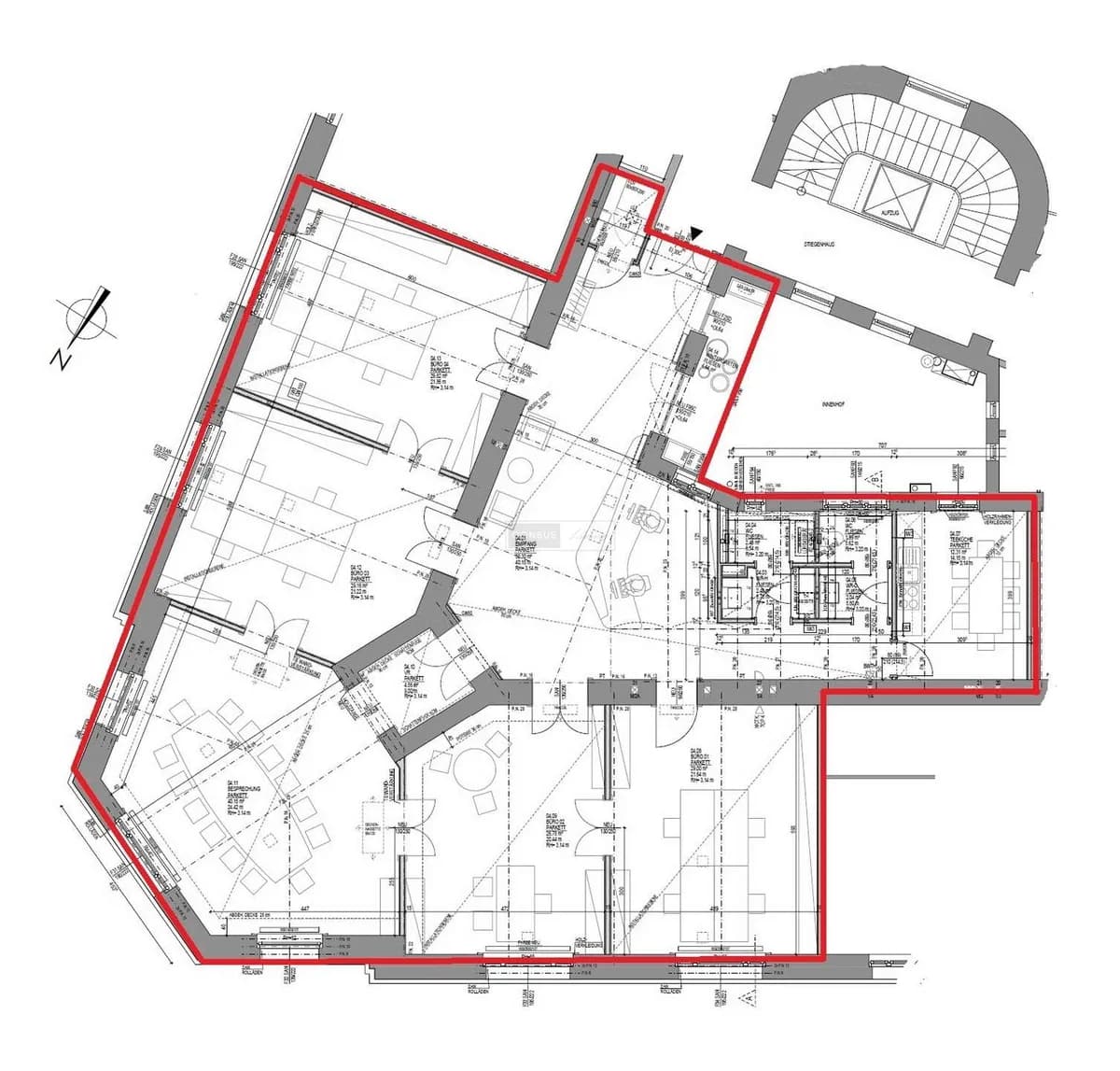5-Zimmer-Gewerbeimmobilie mieten in Wien – 237 m², € 4.750 – Bild 10 von 10