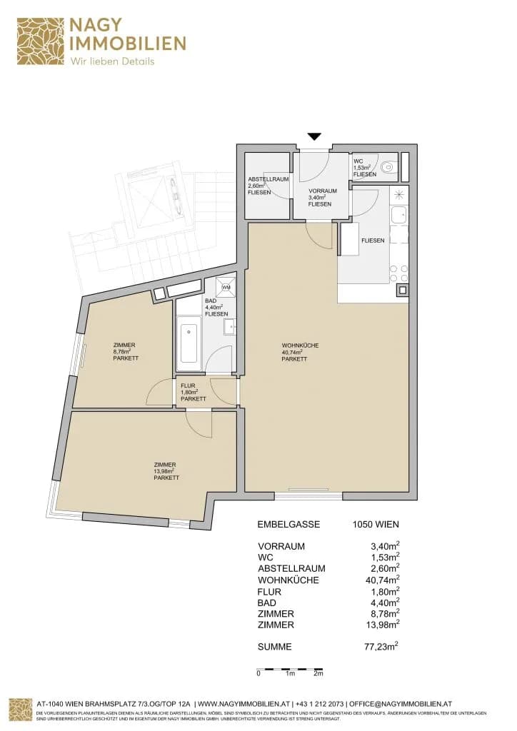 3-Zimmer-Wohnung mieten in Wien – 77,23 m², € 1.390 – Bild 21 von 22