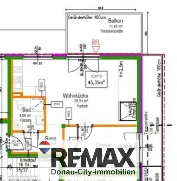 2-Zimmer-Wohnung kaufen in Wien – 45 m², € 349.000 – Bild 24 von 26
