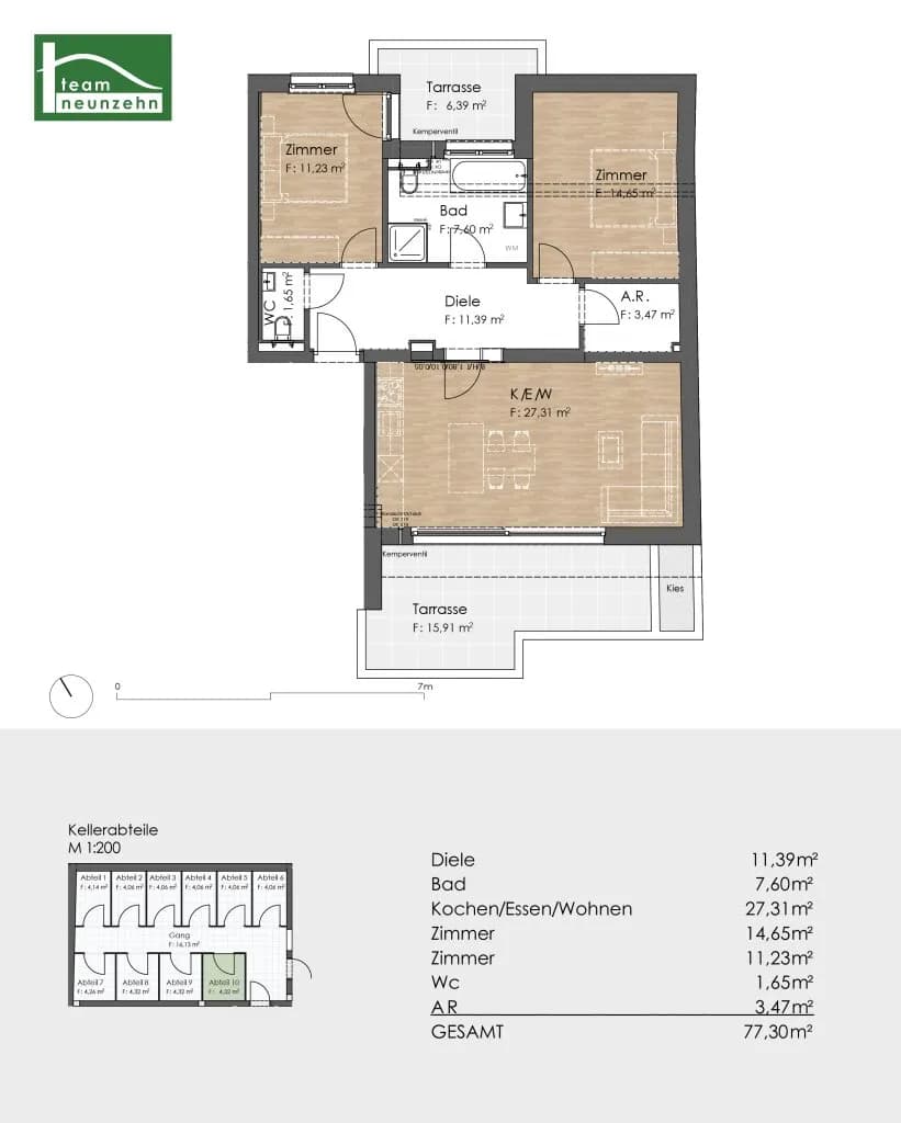 Immobilie kaufen in Wien – 77,3 m², € 573.000 – Bild 37 von 37