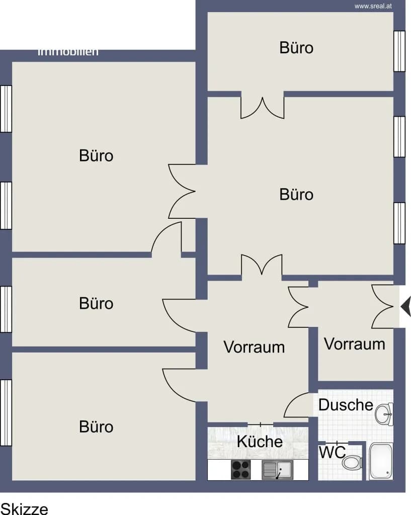 5-Zimmer-Gewerbeimmobilie kaufen in Wien – 98,86 m², € 485.000 – Bild 15 von 16
