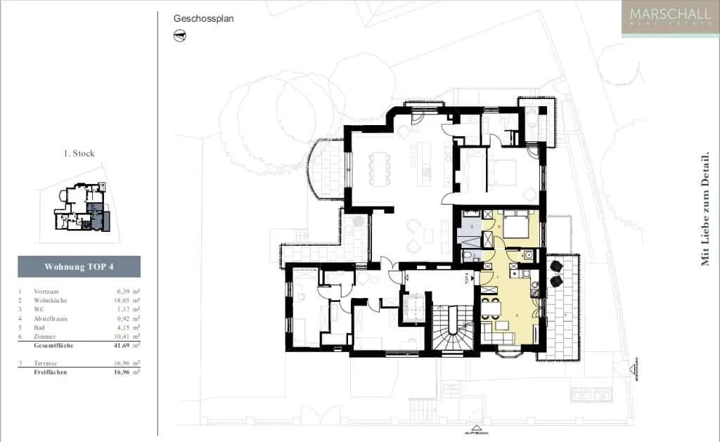 2-Zimmer-Wohnung kaufen in Wien – 42 m², € 520.000 – Bild 9 von 9