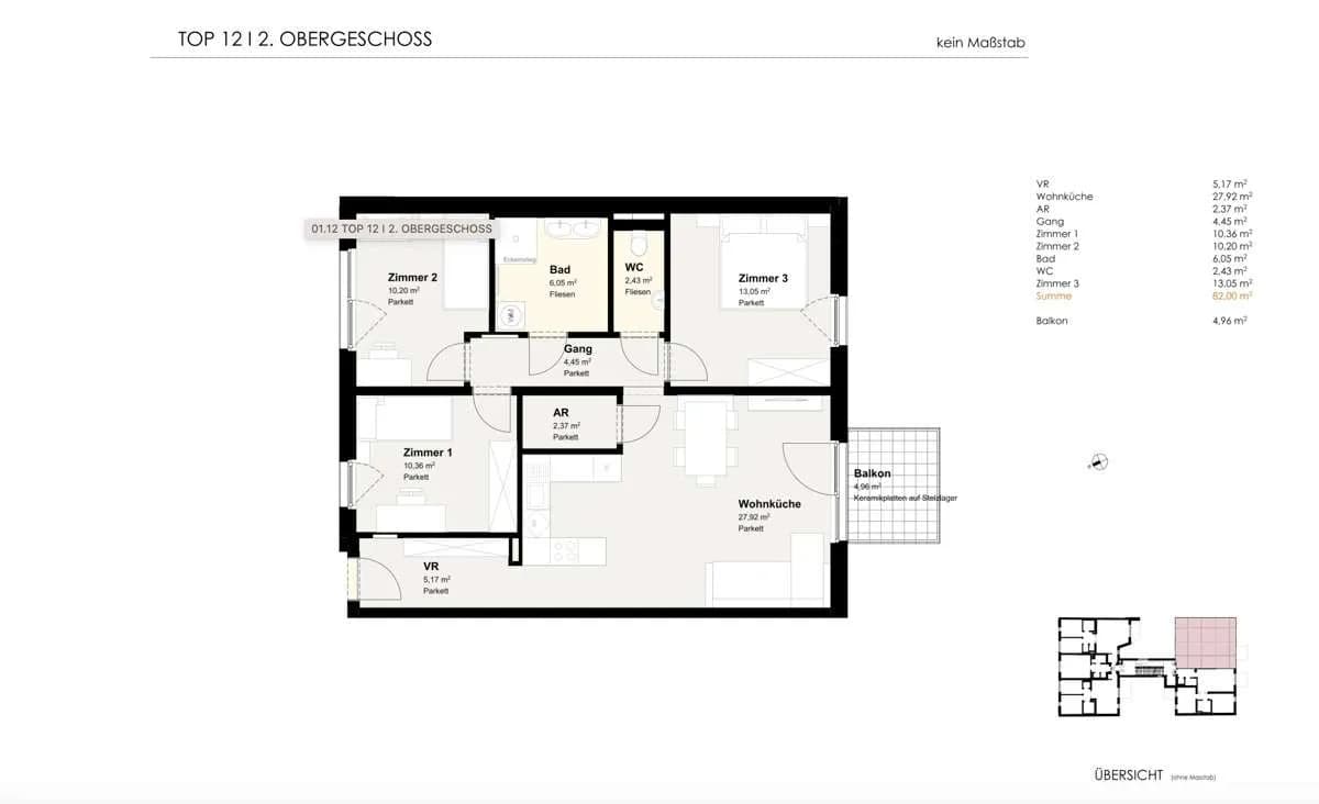 4-Zimmer-Wohnung kaufen in Baden – 82 m², € 579.000 – Bild 10 von 10