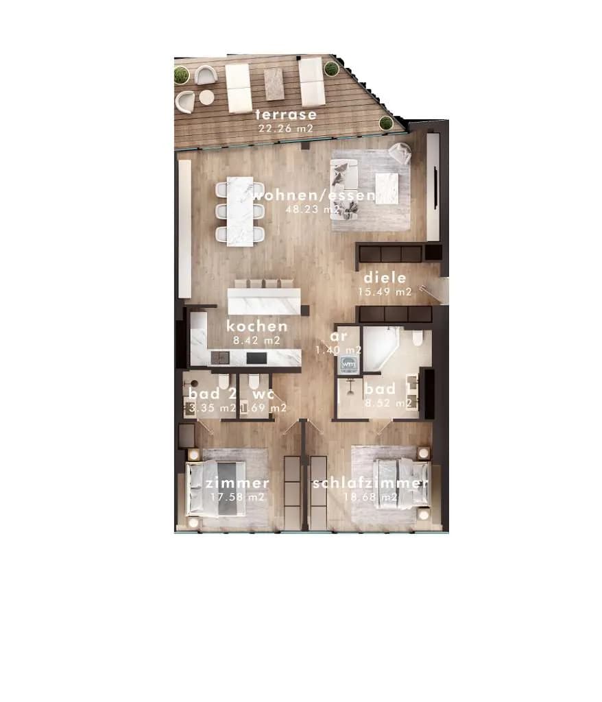 3-Zimmer-Wohnung kaufen in Villach – 123,5 m², € 1.045.000 – Bild 8 von 24