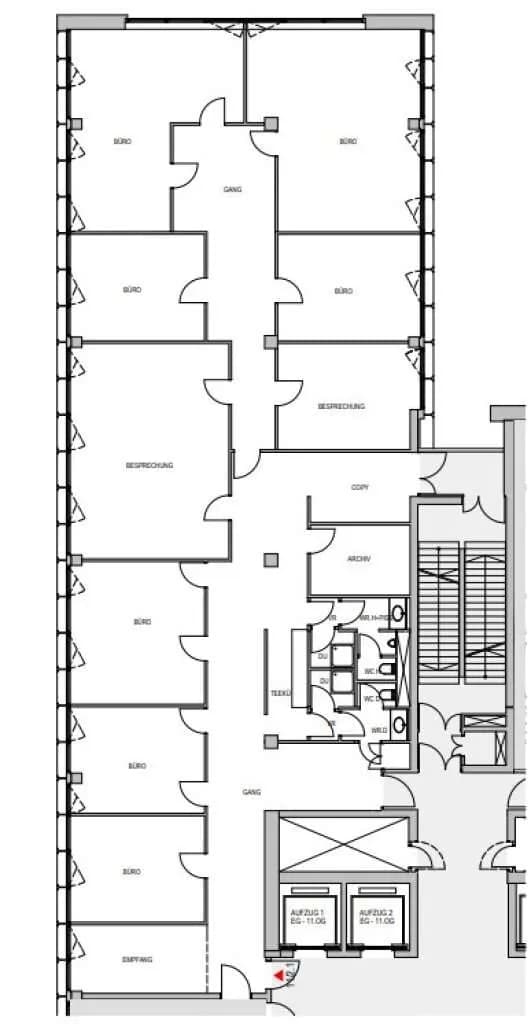 5-Zimmer-Gewerbeimmobilie mieten in Wien – 419 m², € 8.468 – Bild 9 von 11