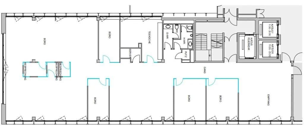 5-Zimmer-Gewerbeimmobilie mieten in Wien – 419 m², € 8.468 – Bild 11 von 11
