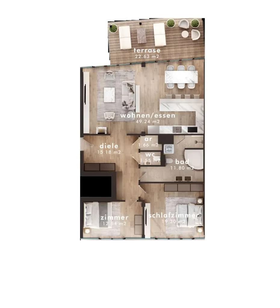 3-Zimmer-Wohnung kaufen in Villach – 111 m², € 945.000 – Bild 10 von 23