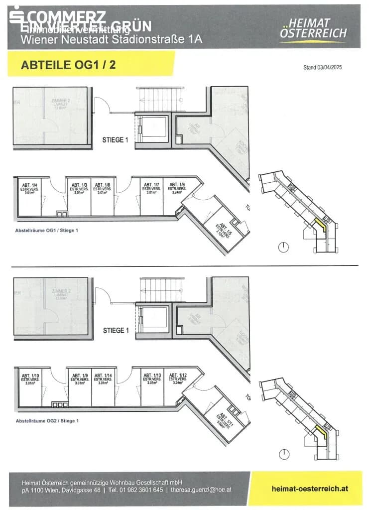 3-Zimmer-Wohnung mieten in Wiener Neustadt – 71,38 m², € 933 – Bild 16 von 17