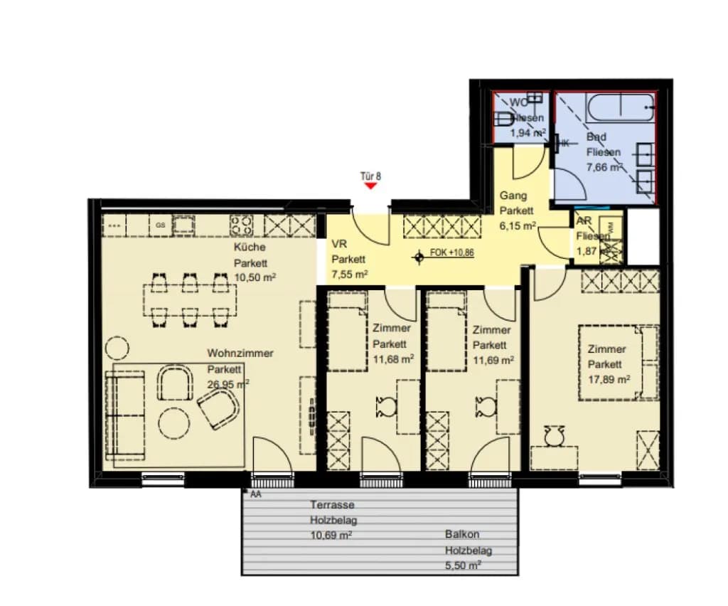 4-Zimmer-Wohnung kaufen in Wien – 104 m², € 879.000 – Bild 30 von 30