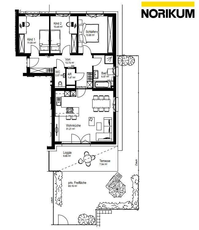4-Zimmer-Wohnung kaufen in Ried im Innkreis – 90,42 m², € 402.750 – Bild 7 von 7