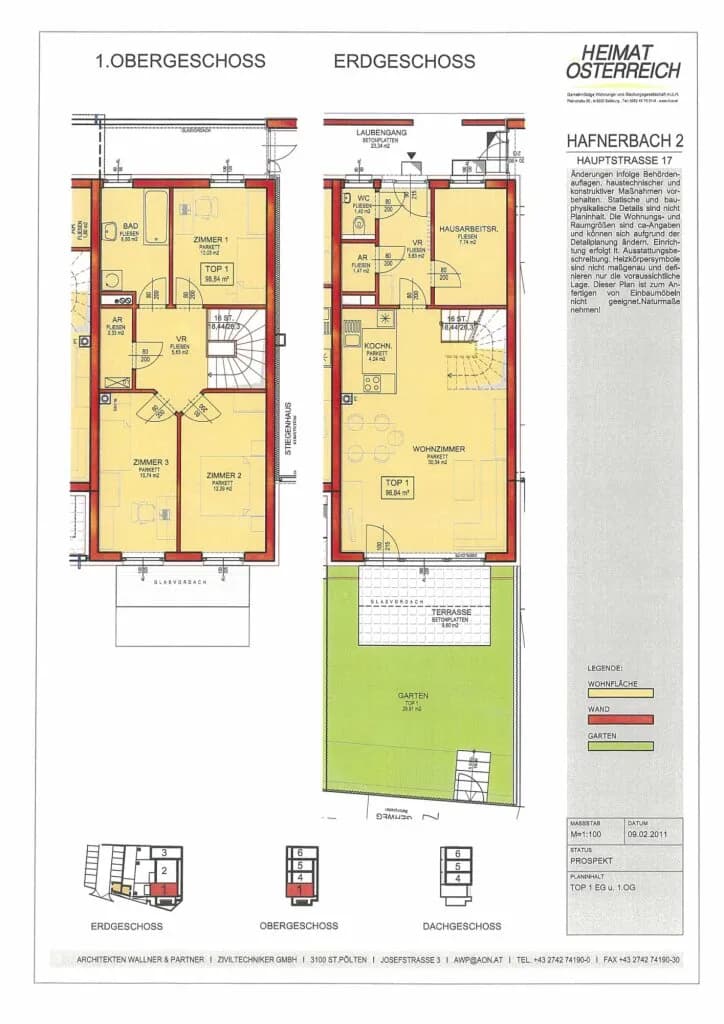 4-Zimmer-Wohnung mieten in Sankt Pölten Land – 98,77 m², € 1.086 – Bild 14 von 14