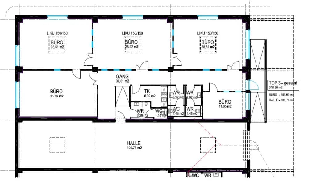 Gewerbeimmobilie mieten in Wien – 352 m², € 5.185 – Bild 14 von 14