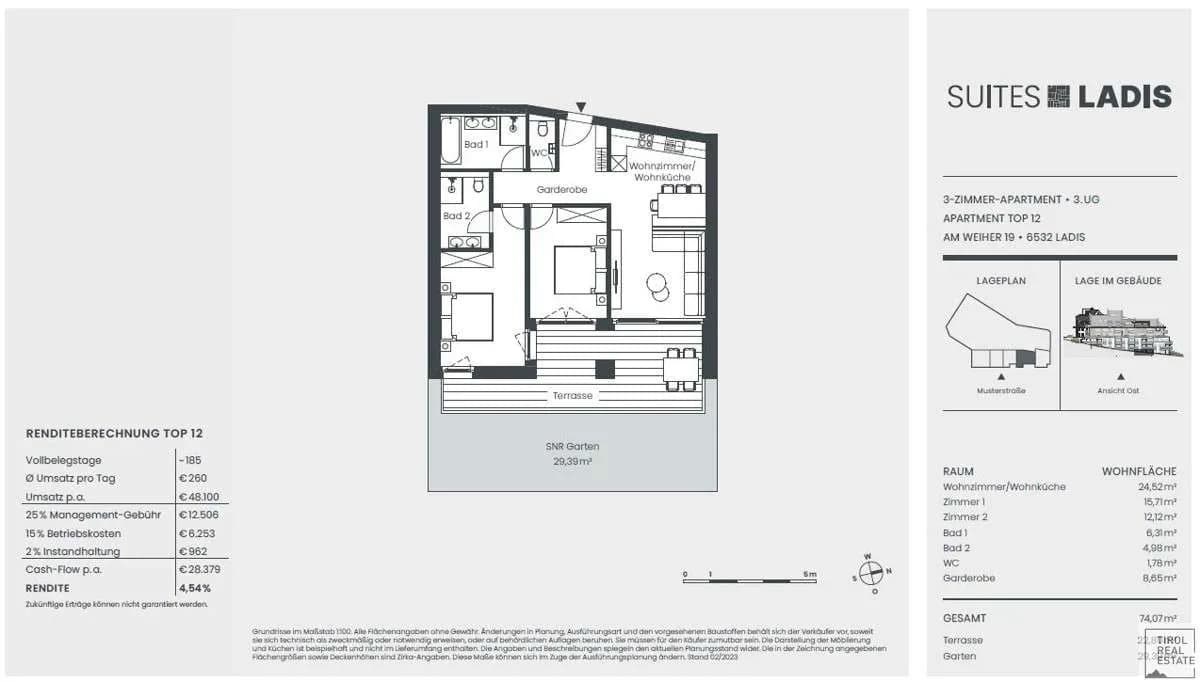 3-Zimmer-Wohnung kaufen in Landeck – 74,07 m², € 649.000 – Bild 14 von 15