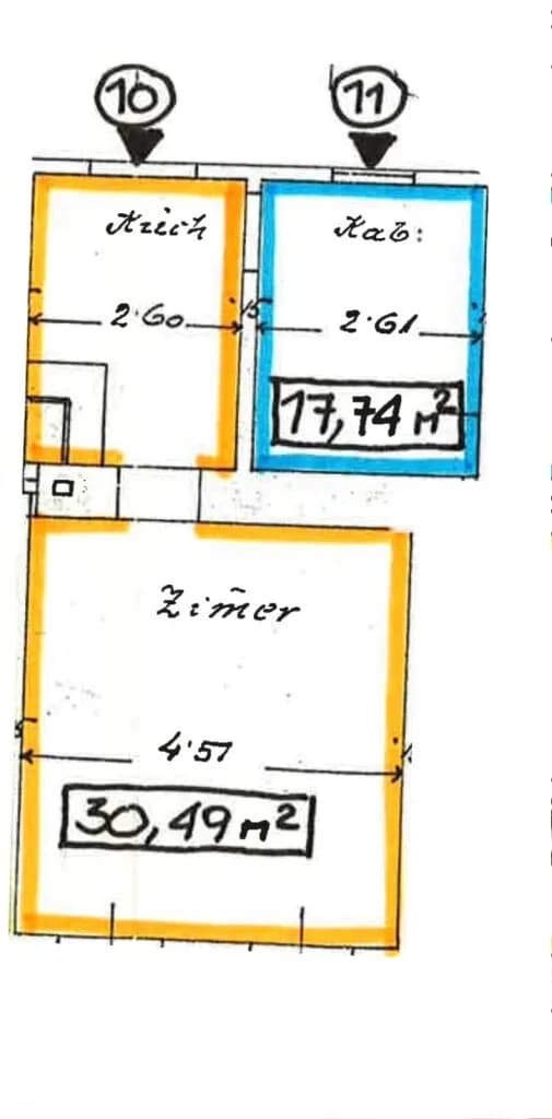 1-Zimmer-Wohnung kaufen in Wien – 46,08 m², € 92.000 – Bild 5 von 5