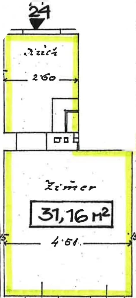 1-Zimmer-Wohnung kaufen in Wien – 29,82 m², € 60.000 – Bild 4 von 4