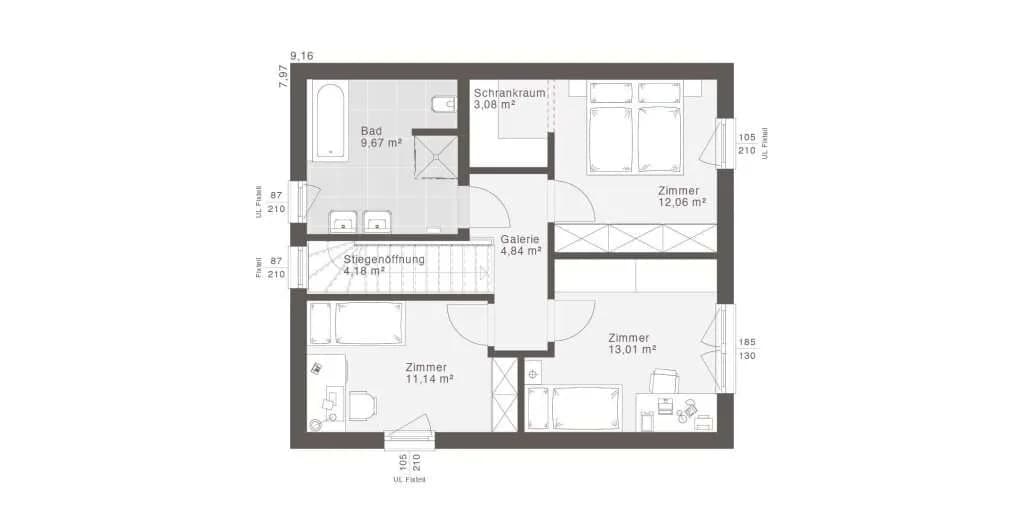 5-Zimmer-Haus kaufen in Völkermarkt – 117 m², € 397.000 – Bild 4 von 6