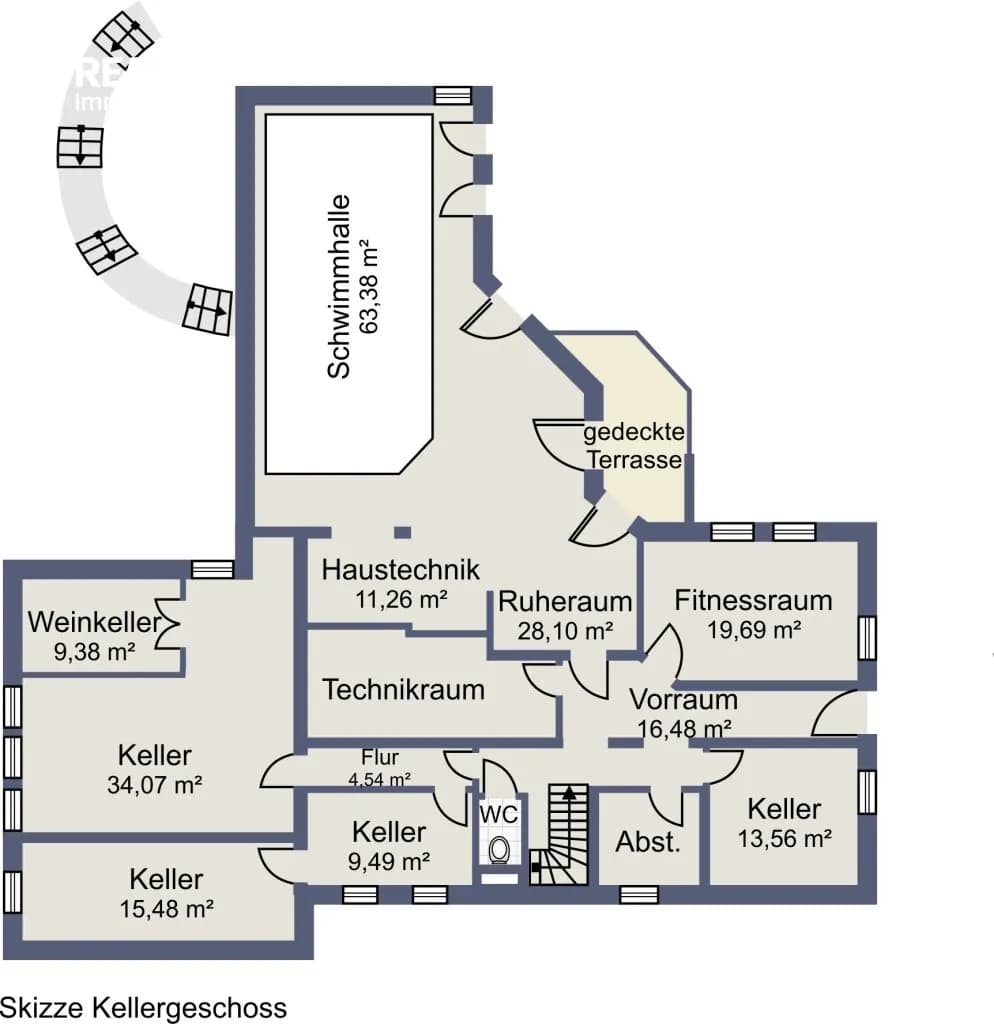 7-Zimmer-Haus kaufen in Baden – 241 m², € 2.150.000 – Bild 21 von 21