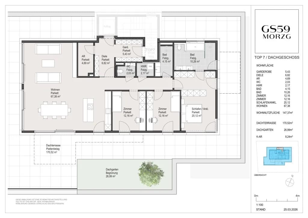 3-Zimmer-Wohnung kaufen in Salzburg Stadt – 147,37 m², € 2.425.000 – Bild 4 von 8