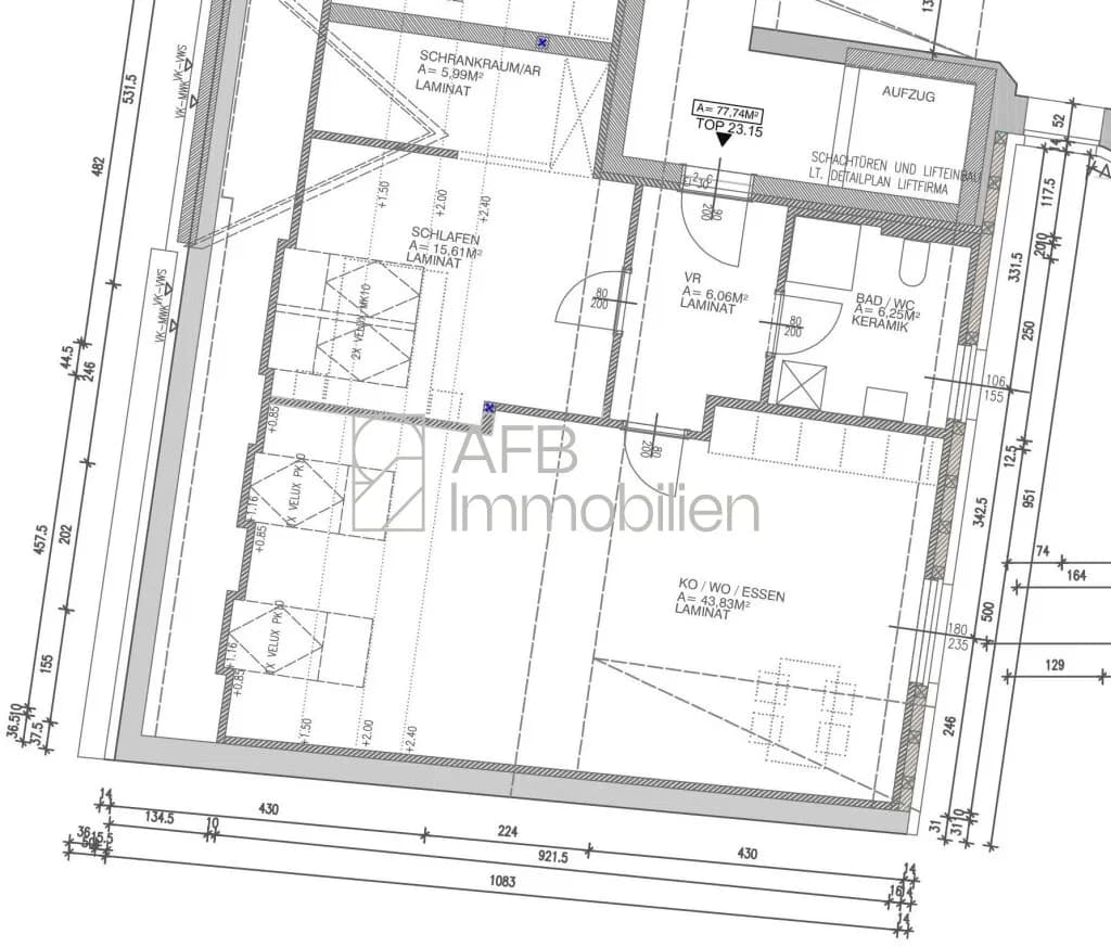 3-Zimmer-Wohnung mieten in Graz – 77,74 m², € 780 – Bild 14 von 14