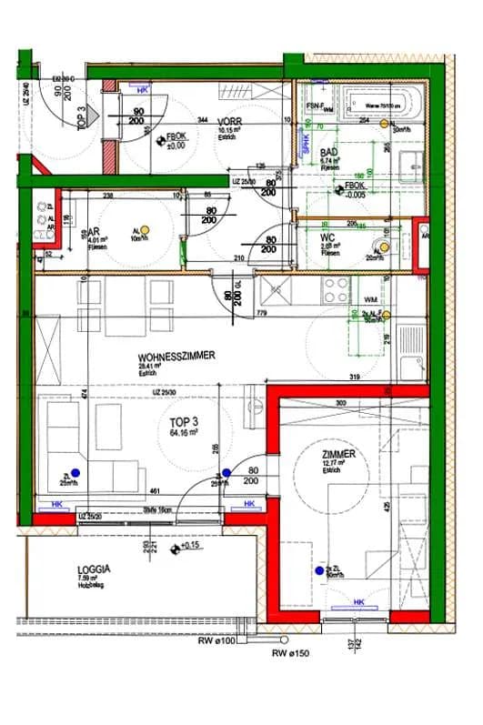 Wohnung mieten in Gmünd – 65,04 m², € 629 – Bild 4 von 4
