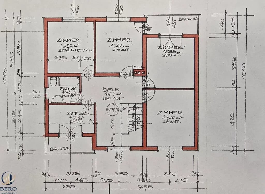 7-Zimmer-Haus kaufen in Wien – 170 m², € 930.000 – Bild 23 von 24