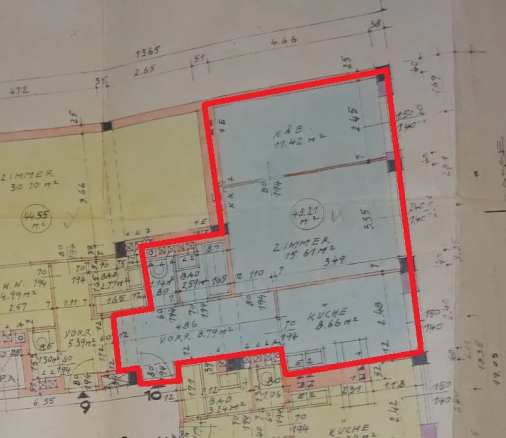 Wohnung kaufen in Wien – 48,21 m², € 150.000 – Bild 7 von 8