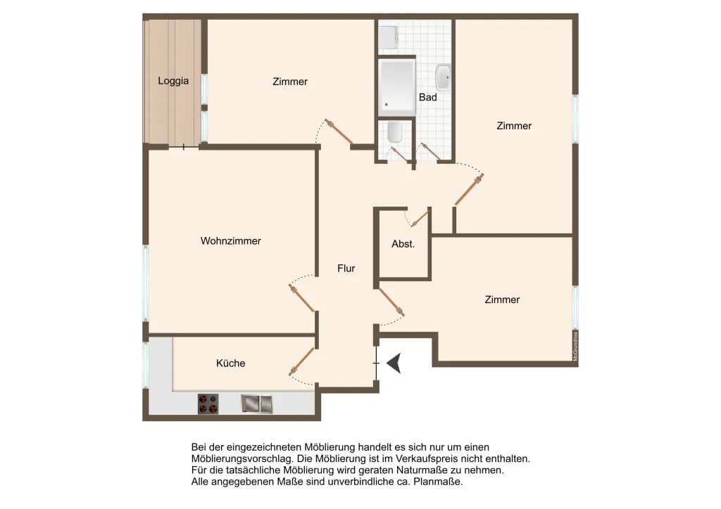 4-Zimmer-Wohnung kaufen in Schwaz – 98 m², € 450.000 – Bild 8 von 8